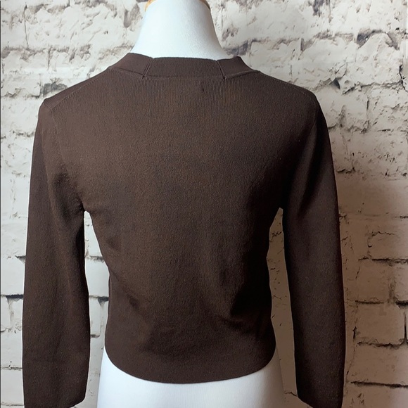 Spense Brown Cardigan Medium - Picture 4 of 5